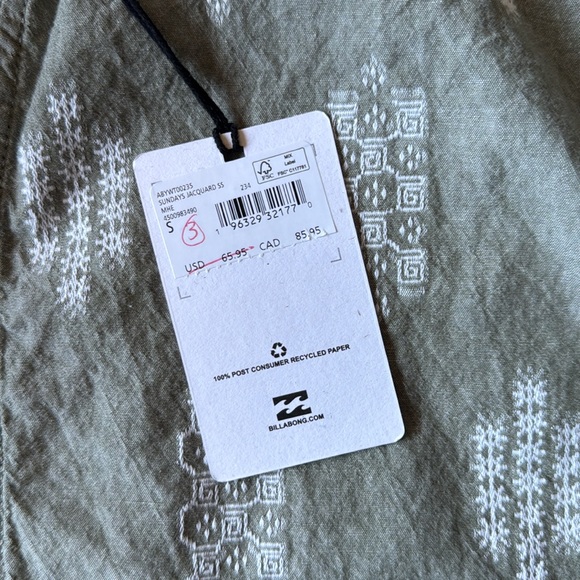 Billabong Button Up Collar Shirt - Picture 5 of 6